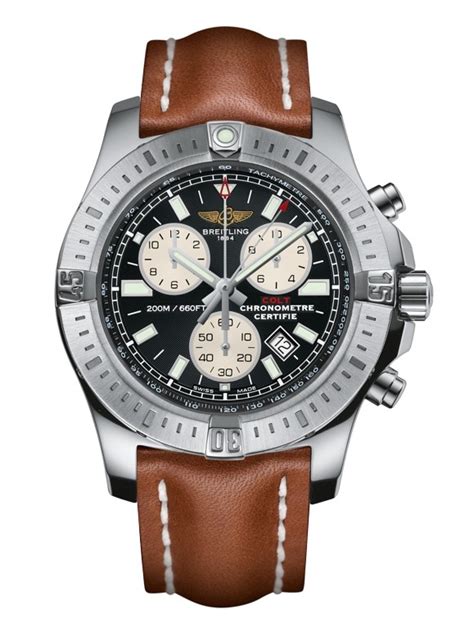 Breitling Colt Chronograph Volcano Black / Calf • 